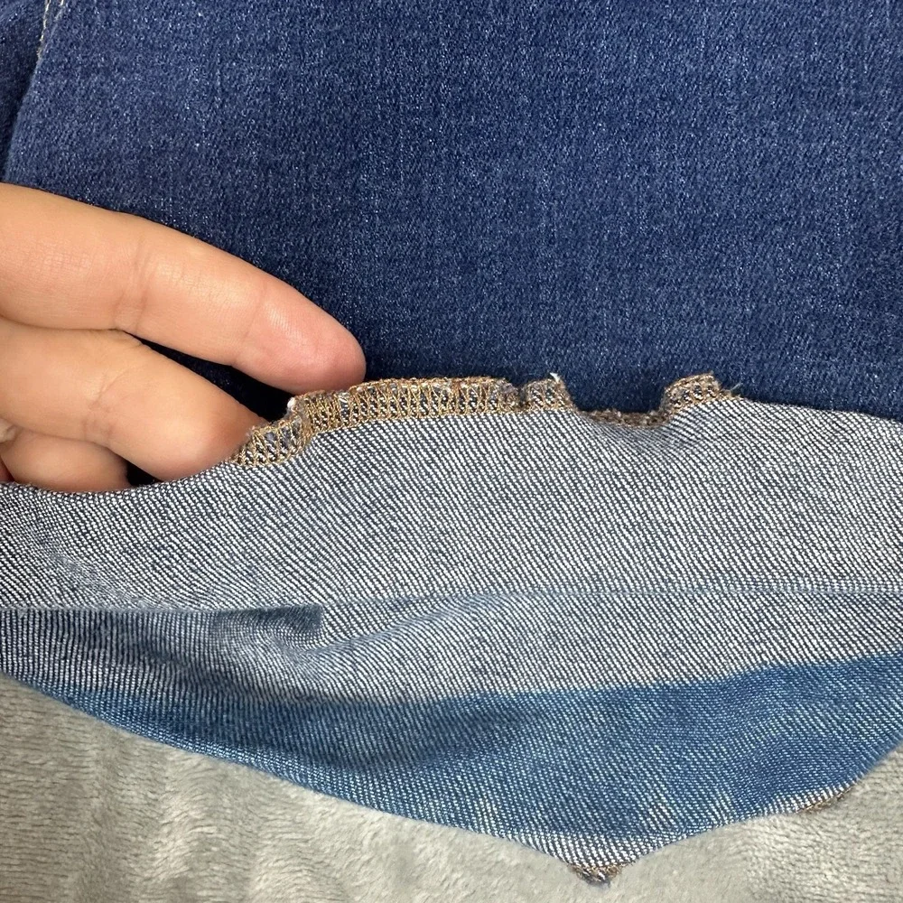 Old Navy Jean Shorts Women's 6 Denim Blue Rolled Cuff